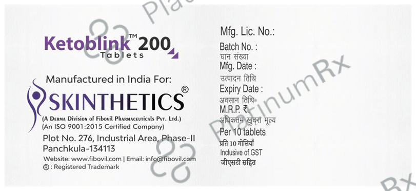 Ketoblink 200 Tablet