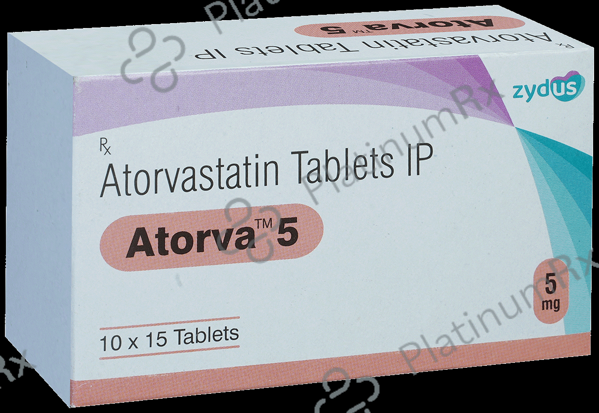 Atorva 5mg Tablet 15s