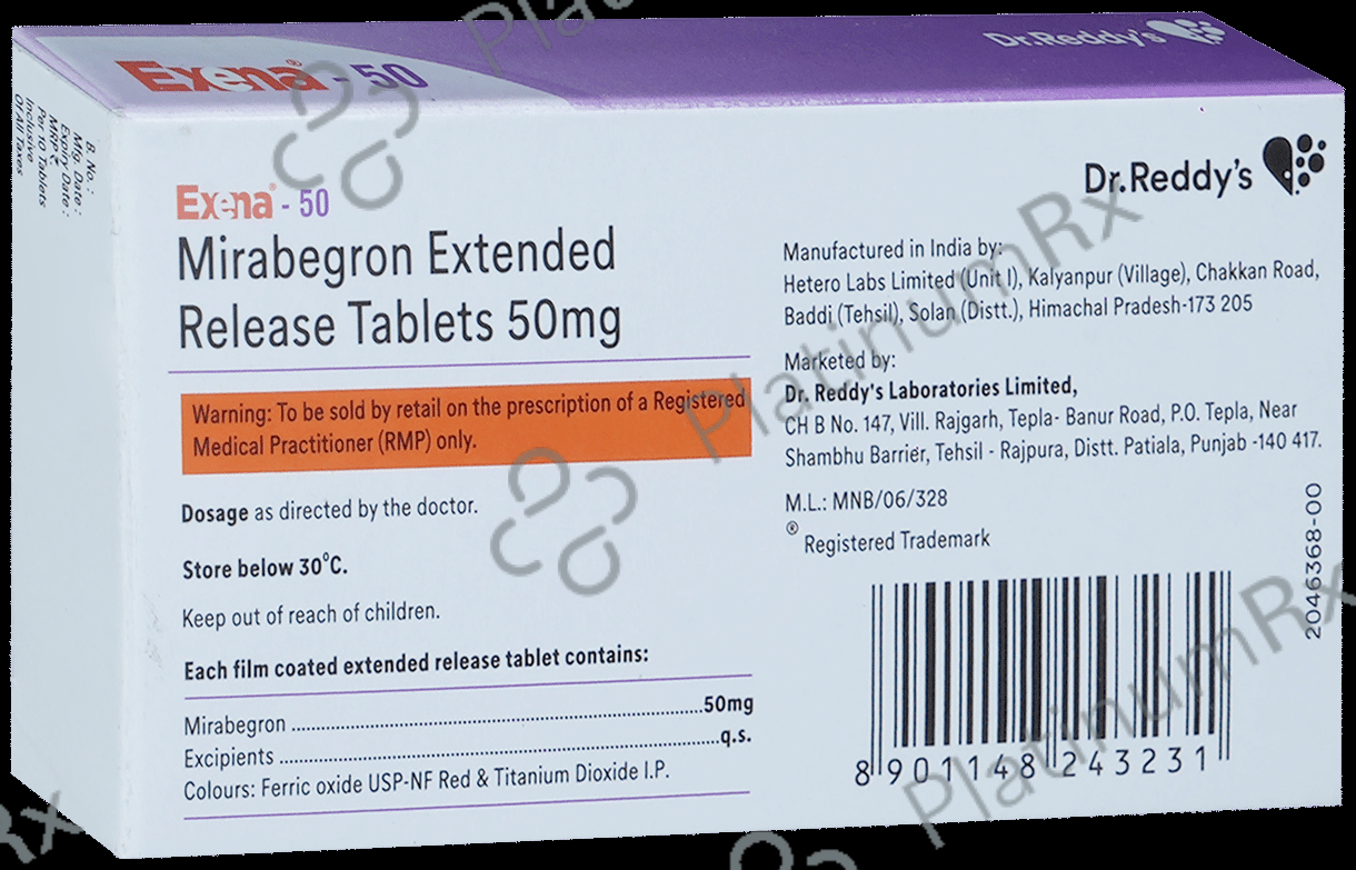 Exena ER 50mg Tablet 10s