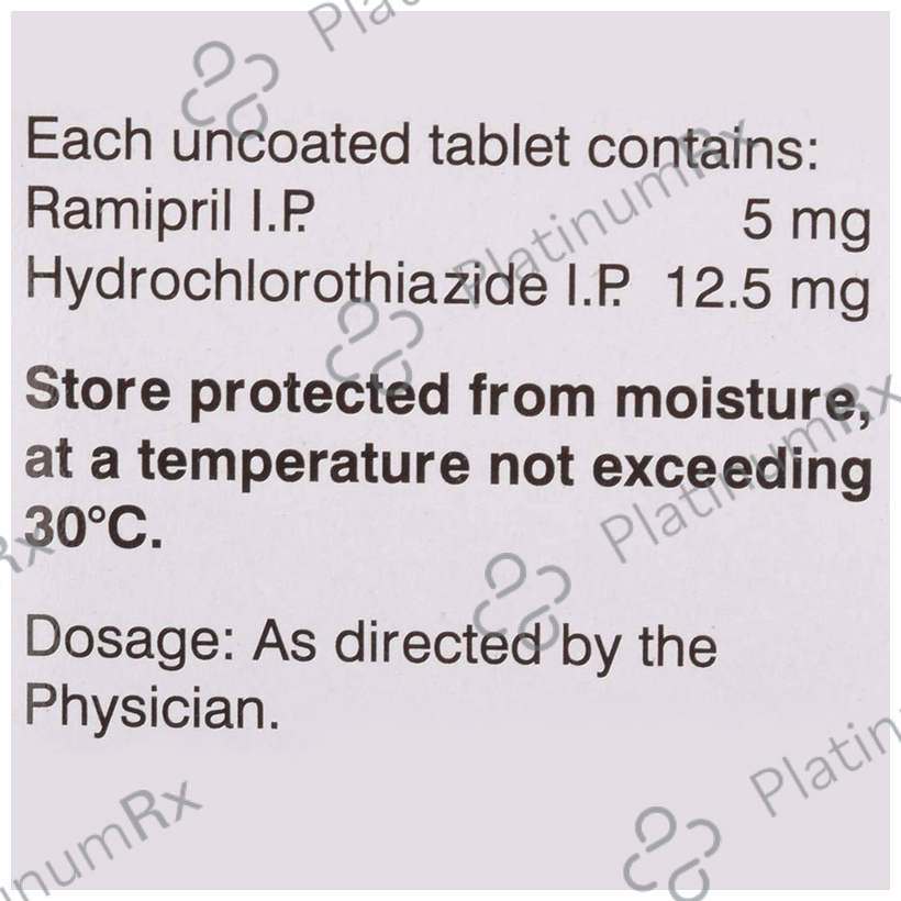 Ramistar H 12.5/5mg Tablet 15s