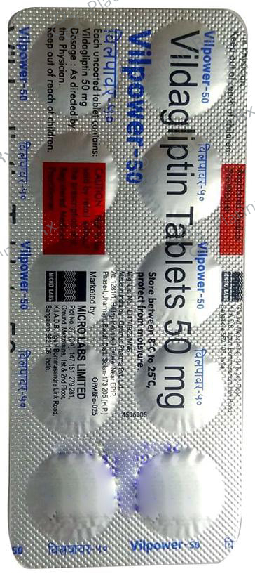 Vilpower 50mg Tablet 10s