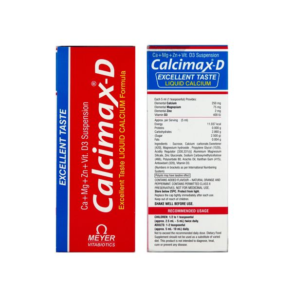 Calcimax D Suspension 200ml