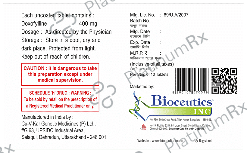 Theowind 400mg Tablet