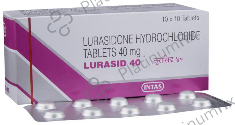 Lurasid 40mg Tablet 10s