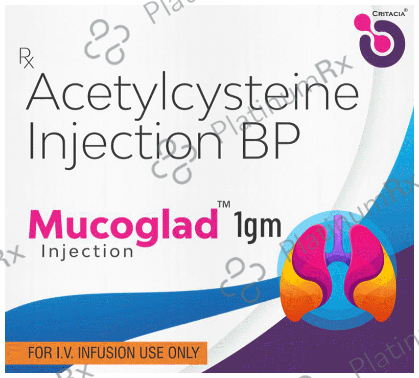 Mucoglad 1gm Injection