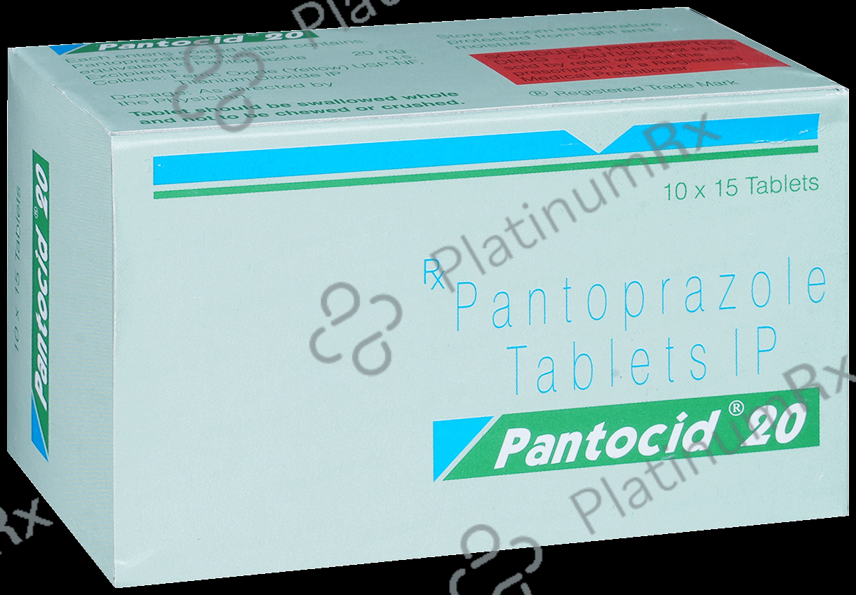 Pantocid 20mg Tablet 15s