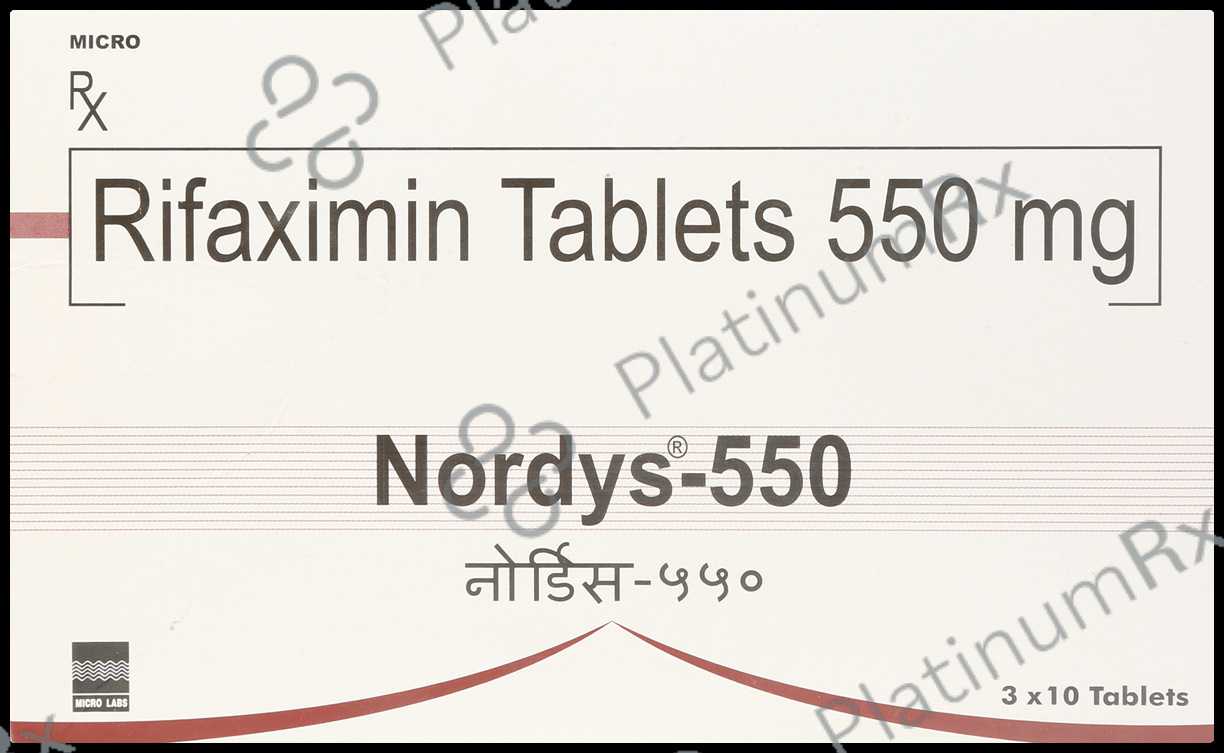 Nordys 550mg Tablet 10s