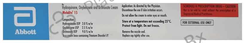 Melalite 15% Cream 50gm