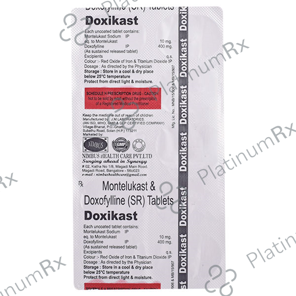 Doxikast 400/10mg Tablet 10s