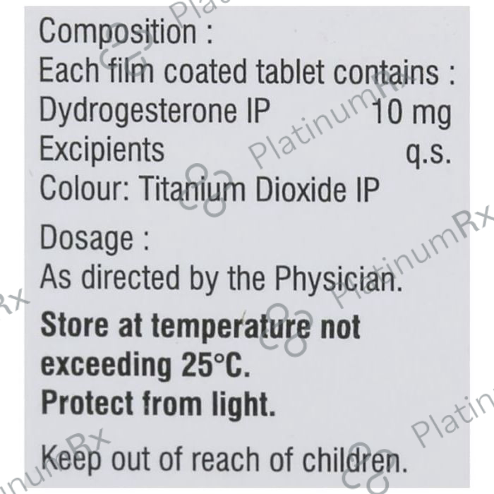 Dydrofem 10mg Tablet 10s