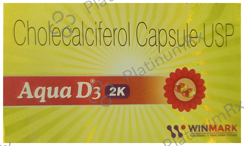 Aqua D3 2K Soft Gelatin Capsule