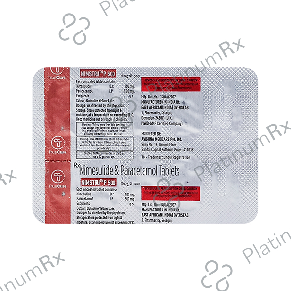 Nimstru P 100/500mg Tablet 10s