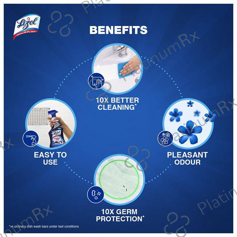 Lizol Bathroom Power Cleaner Ocean Breeze 450 ml