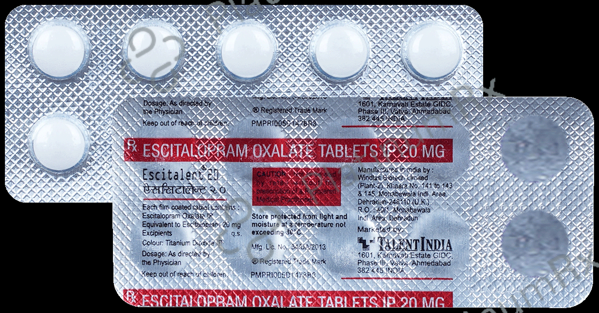 Escitalent 20 Tablet