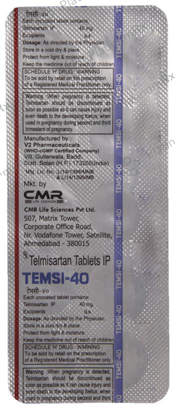 Temsi 40 Tablet 10 Tablet