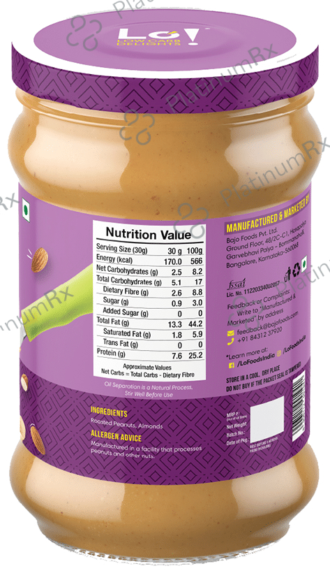 Lo! Foods Peanut Butter with Almond Crunch