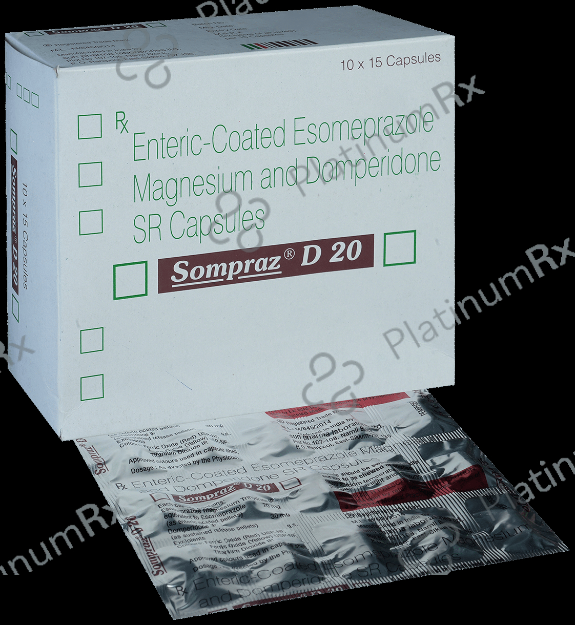 Sompraz D 20/30mg Capsule SR 15s