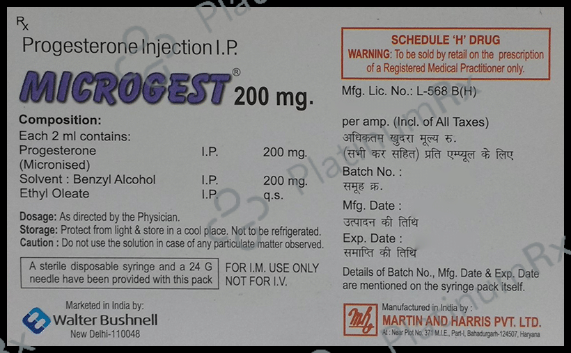 Microgest 200mg Injection
