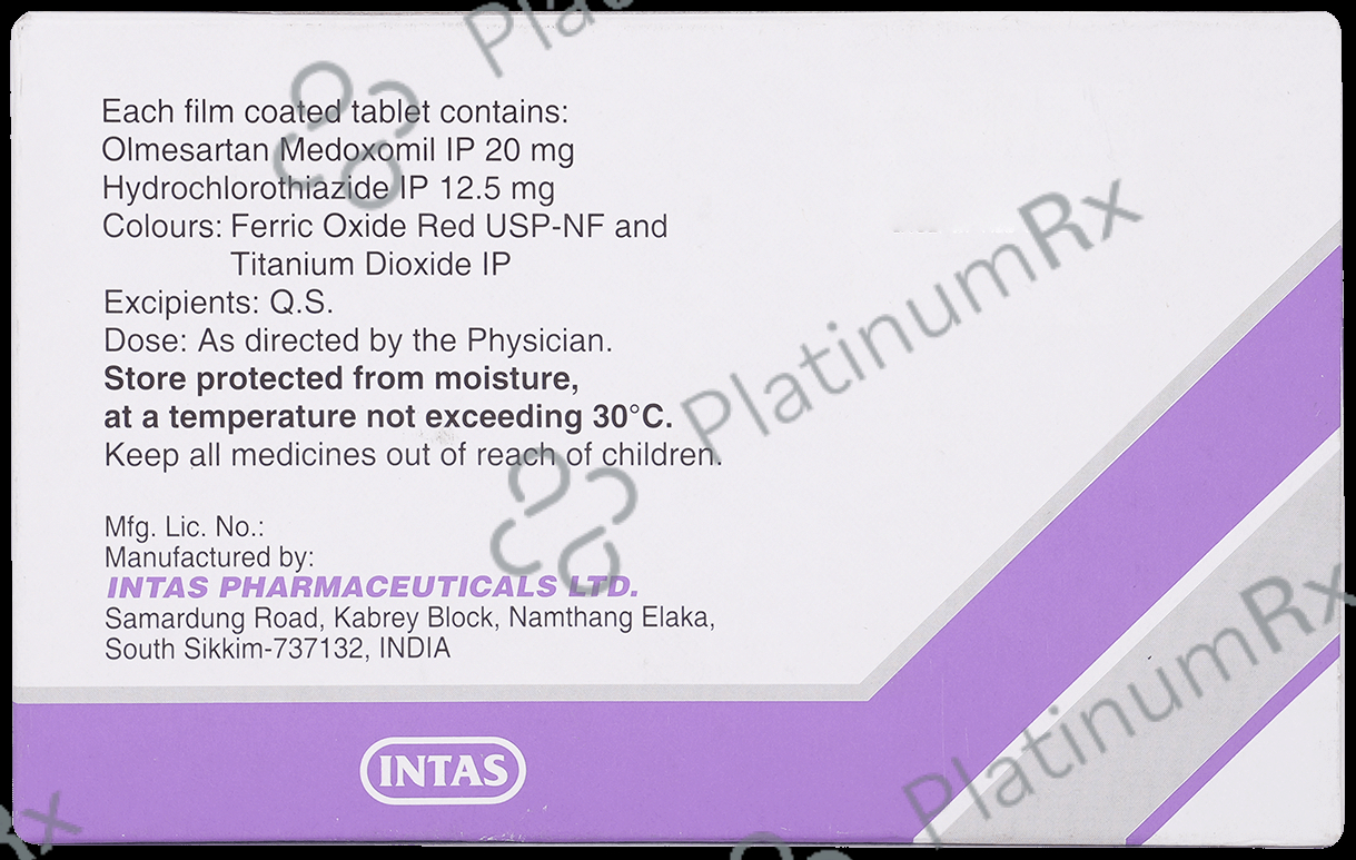 Olmark H 12.5/20mg Tablet 15s