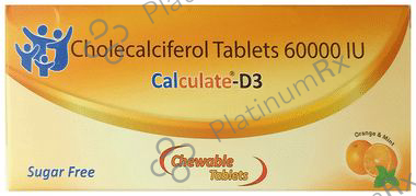Calculate-D3 Chewable Tablet Orange & Mint Sugar Free