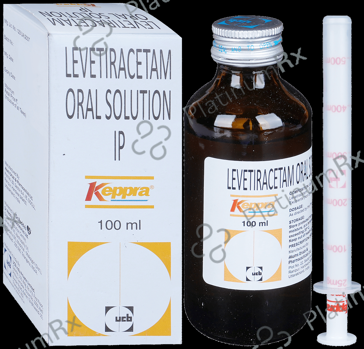 Keppra 100mg Syrup 100ml