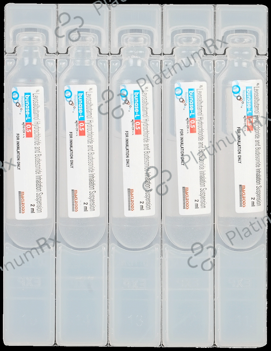 Bunase L 2ml 0.5mg/1.25mg Respule 5s