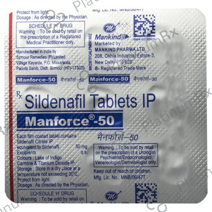 Manforce 50mg Tablet 9s