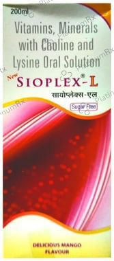 New Sioplex-L Oral Solution Delicious Mango Sugar Free 200ml