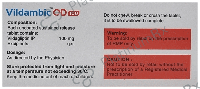 Vildambic OD 100mg Tablet