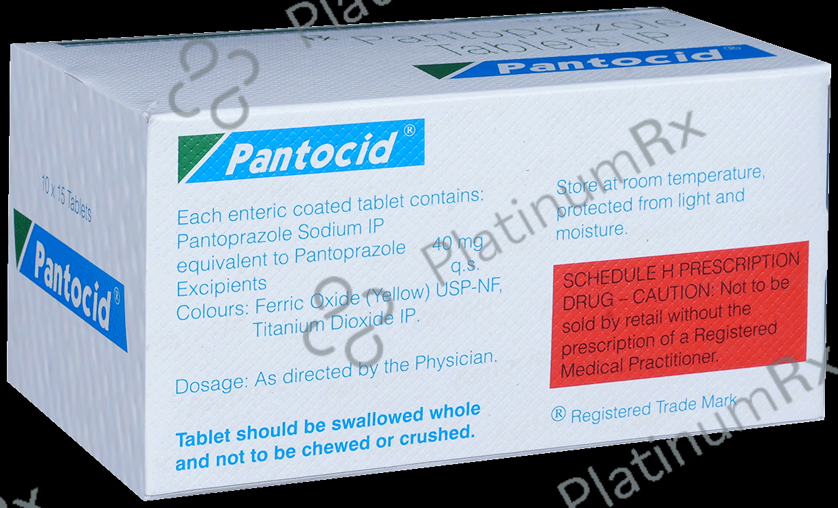Pantocid 40mg Tablet 15s