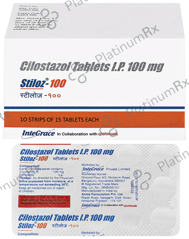 Stiloz 100mg Tablet 15s