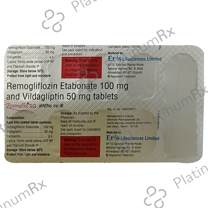 Zomelis SG 100/50mg Tablet 10s