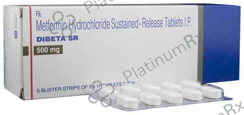 Dibeta 500mg SR Tablet 10s