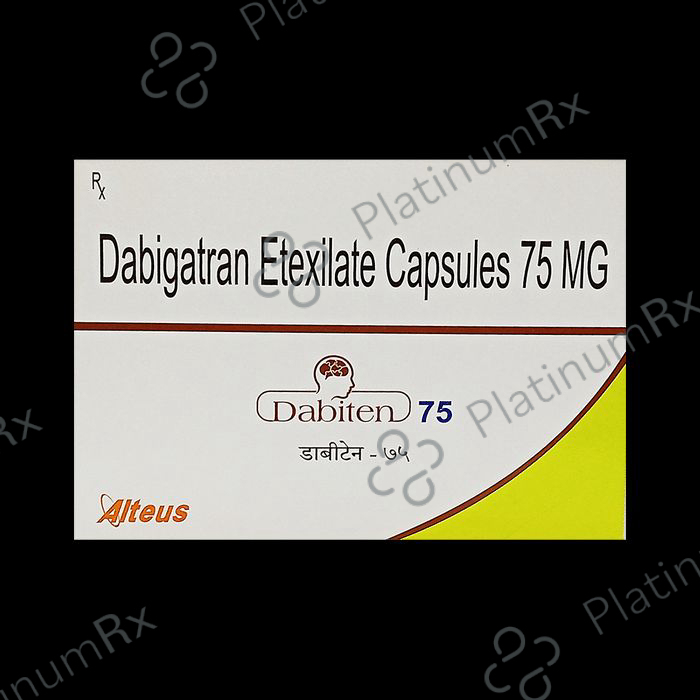 Dabiten 75mg Capsule 10 Capsule