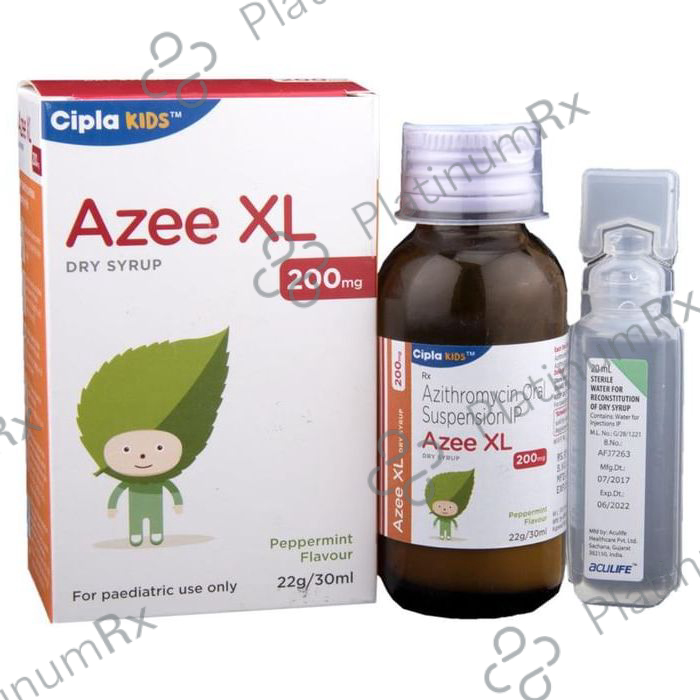 Azee XL 200mg Dry Syrup Peppermint