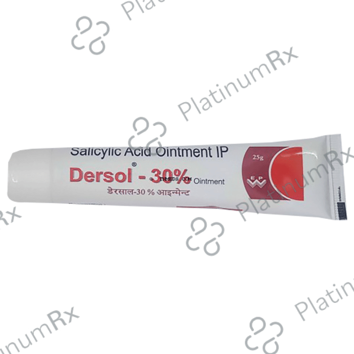 Dersol 30% Ointment 25gm