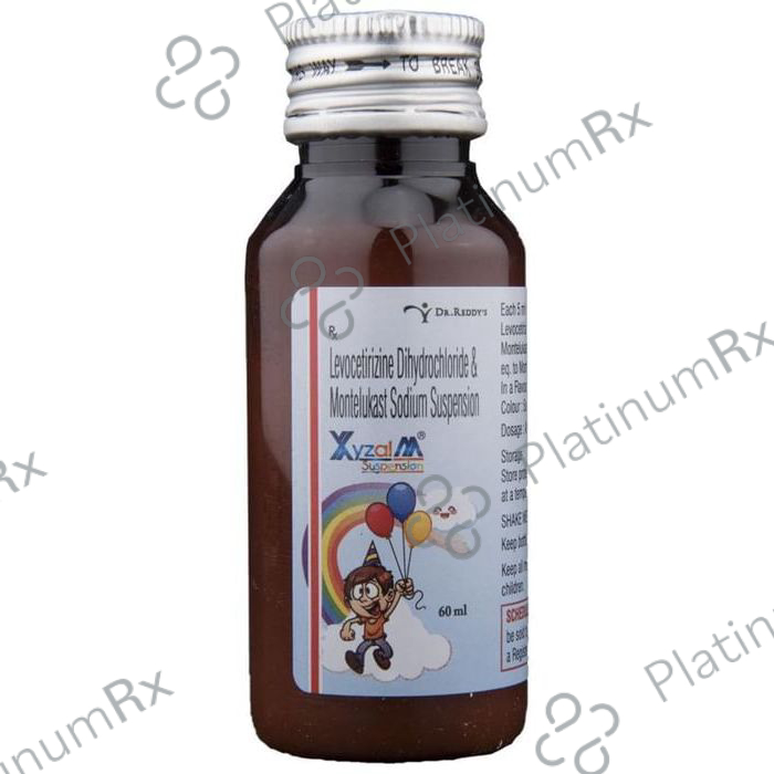 Xyzal M 2.5/4mg Suspension 60ml