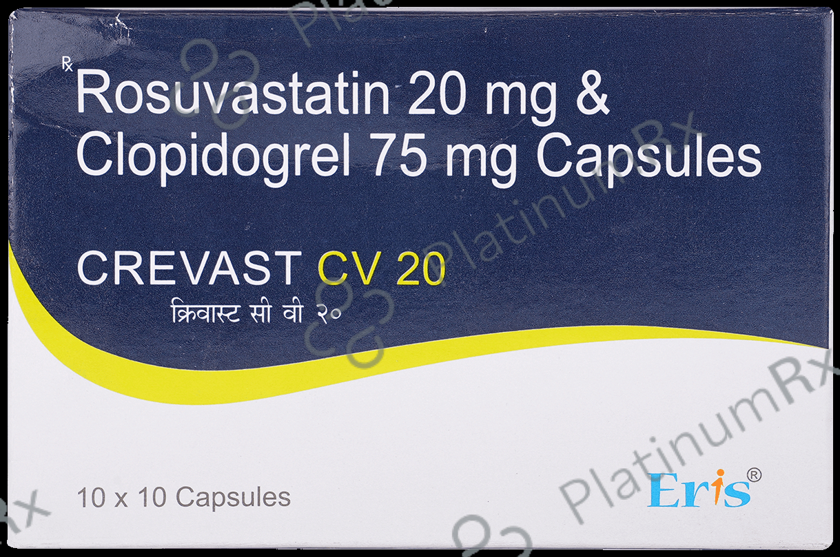 Crevast CV 20/75mg Capsule 10s