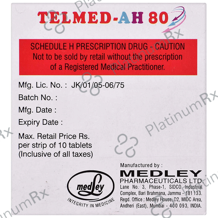 Telmed AH Tablet 10s