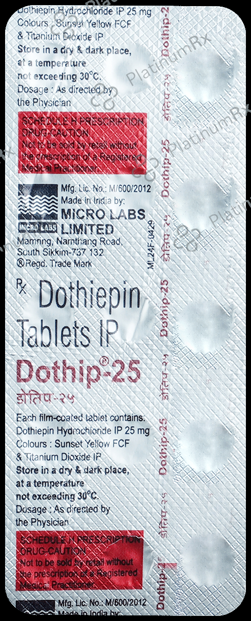 Dothip 25mg Tablet 15s