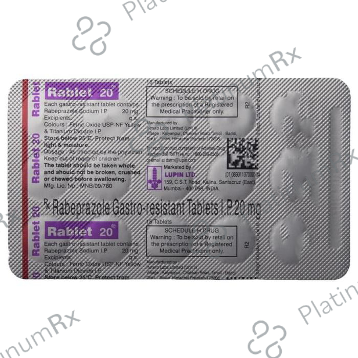 Rablet 20mg Tablet 15s