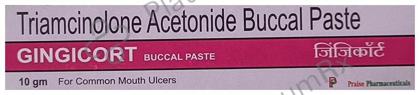 Gingicort Buccal Paste 10 gm