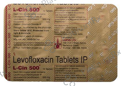 L Cin 500mg Tablet 10s