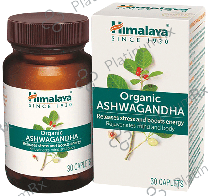 Himalaya Organic Ashwagandha (Stress Release) 30 Caplets