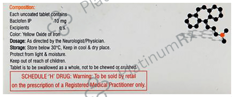 Bacloren 10mg Tablet 10s