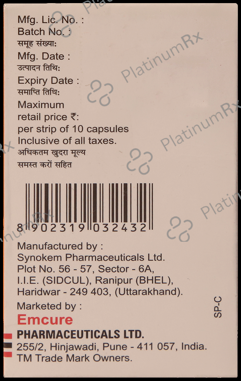Atorec CV 10/75mg Capsule 10s