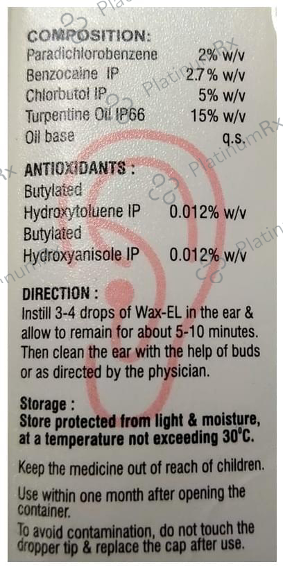 Wax EL Ear Drop