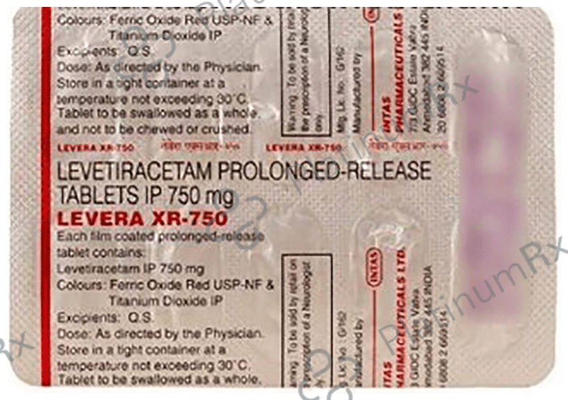 Levera XR 750mg Tablet 10s
