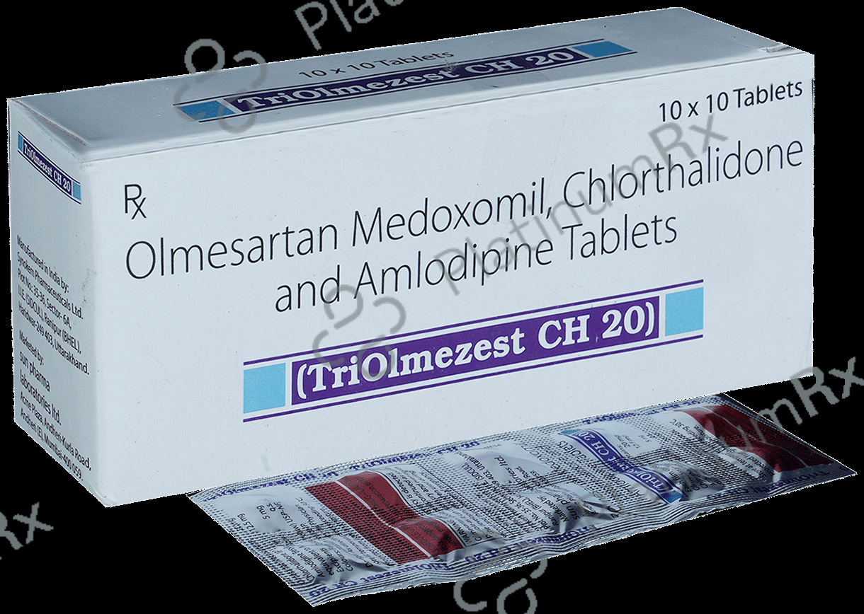 Triolmezest CH 20 5/12.5/20mg Tablet 10s