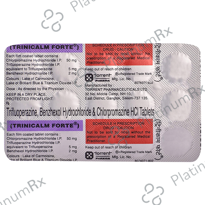 Trinicalm Forte Tablet 15s